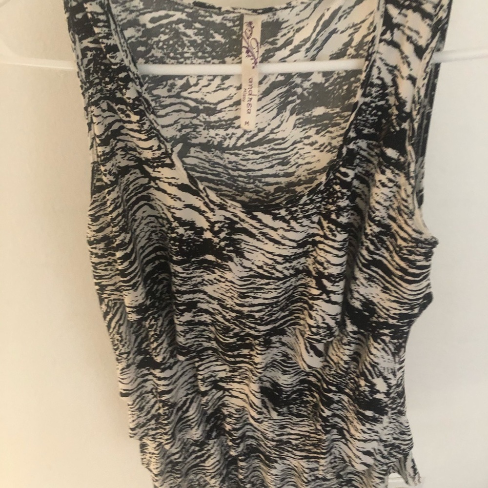 Zebra Striped Blouse
